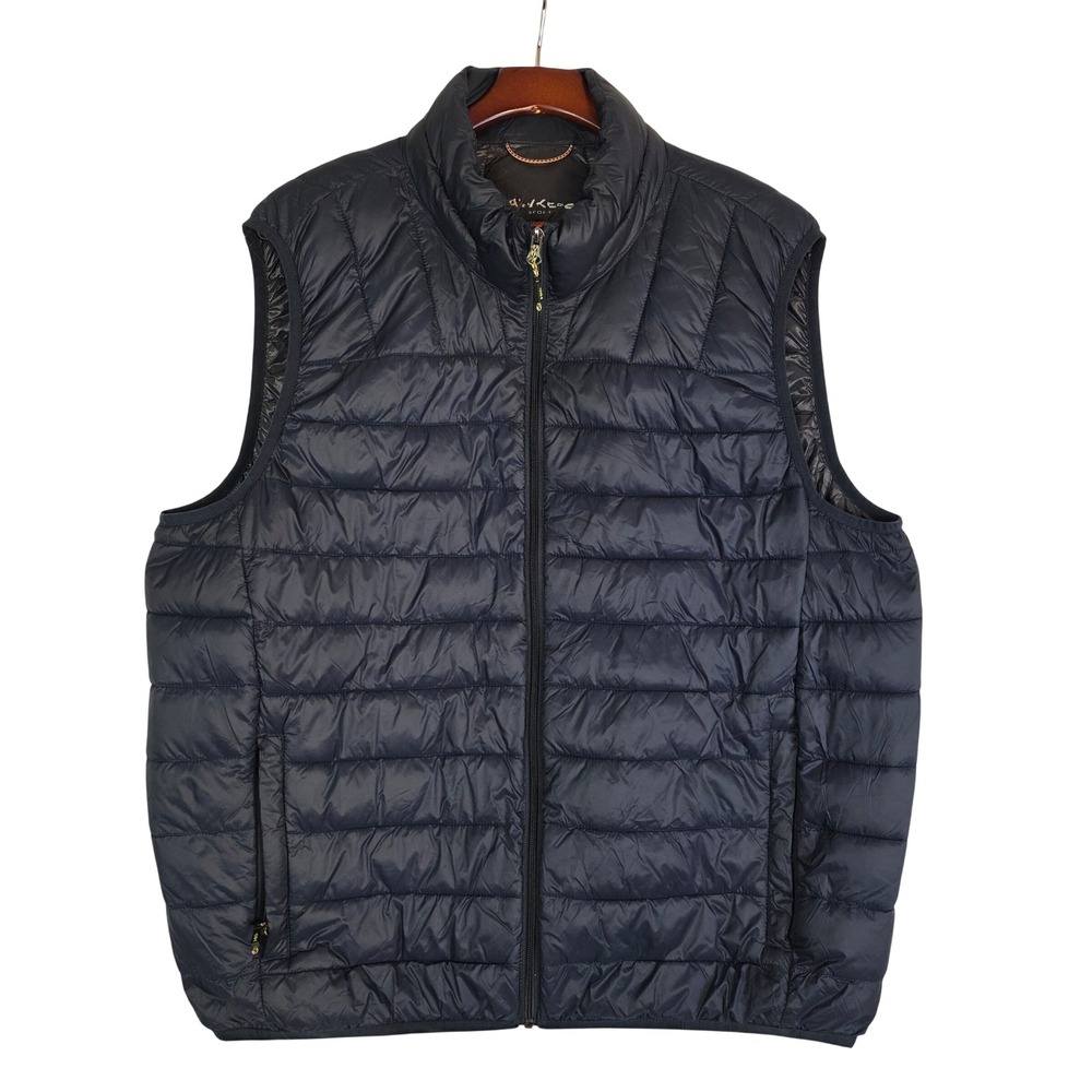 Hawke & Co Sport Mens XL Navy Blue Packable Puffer Vest Lightweight 9.5 oz